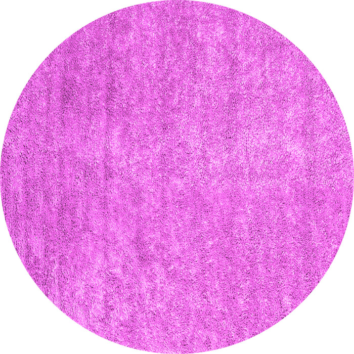Round Abstract Pink Contemporary Rug, con2724pnk