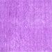 Square Abstract Purple Contemporary Rug, con2724pur