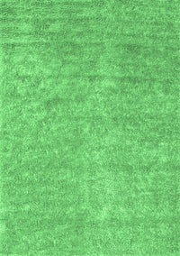 Abstract Emerald Green Contemporary Rug, con2724emgrn