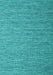 Machine Washable Abstract Turquoise Contemporary Area Rugs, wshcon2725turq