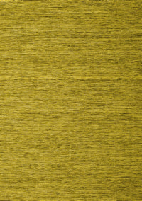 Abstract Yellow Contemporary Rug, con2725yw