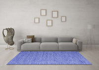 Machine Washable Abstract Blue Contemporary Rug, wshcon2725blu