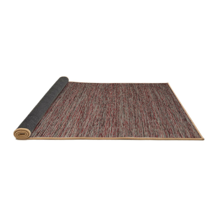 Thickness of Contemporary Bakers Brown Modern Rug, con2726