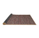 Thickness of Contemporary Bakers Brown Modern Rug, con2726