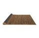 Sideview of Abstract Brown Contemporary Rug, con2726brn