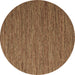 Round Machine Washable Abstract Brown Contemporary Rug, wshcon2726brn