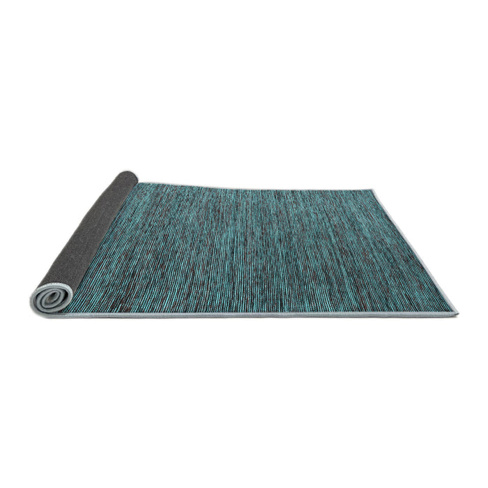 Sideview of Abstract Light Blue Contemporary Rug, con2726lblu