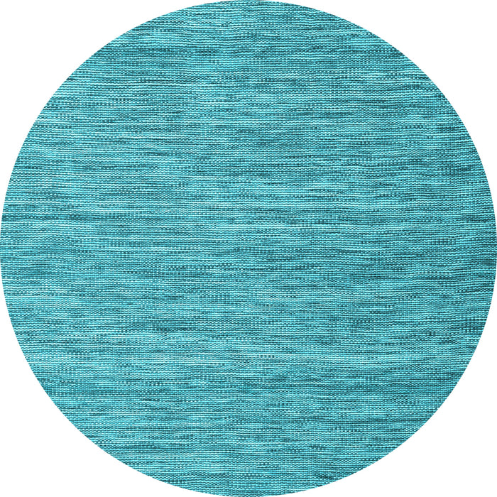Round Machine Washable Abstract Light Blue Contemporary Rug, wshcon2727lblu