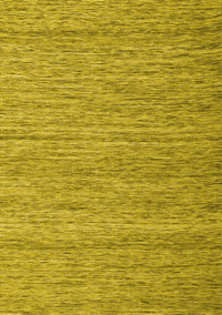 Abstract Yellow Contemporary Rug, con2727yw