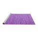 Sideview of Machine Washable Abstract Purple Contemporary Area Rugs, wshcon2727pur