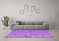 Machine Washable Abstract Purple Contemporary Rug, wshcon2727pur