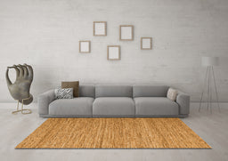 Machine Washable Abstract Orange Contemporary Area Rugs in a Living Room, wshcon2727org