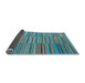 Sideview of Southwestern Light Blue Country Rug, con2728lblu