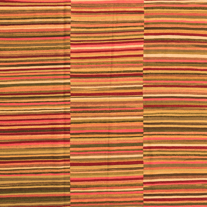 Serging Thickness of Machine Washable Southwestern Orange Country Area Rugs, wshcon2728org