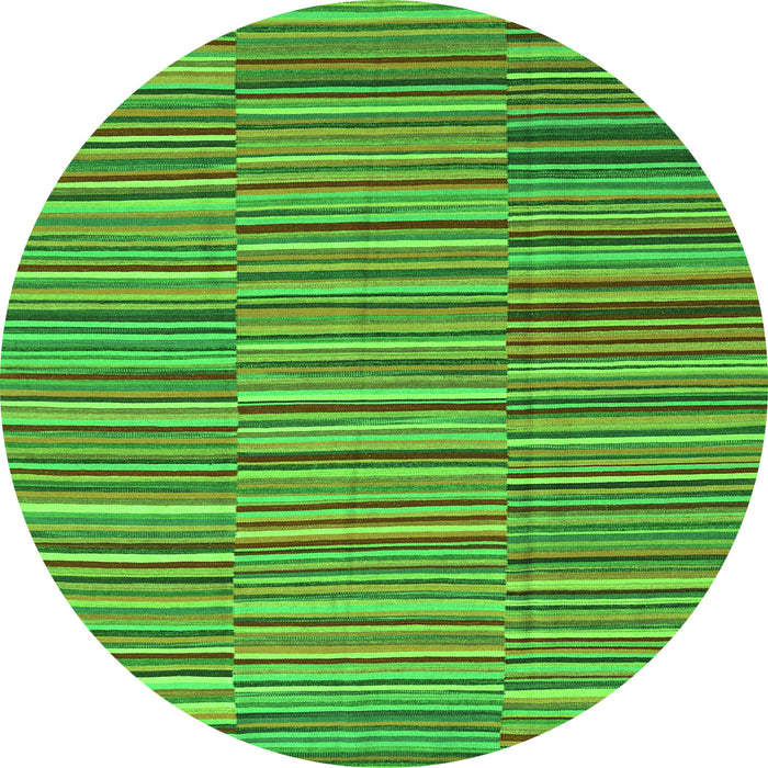 Machine Washable Southwestern Green Country Area Rugs, wshcon2728grn