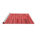 Country Red Washable Rugs