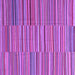 Square Machine Washable Southwestern Purple Country Area Rugs, wshcon2728pur