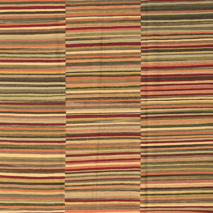 Machine Washable Southwestern Brown Country Rug, wshcon2728brn