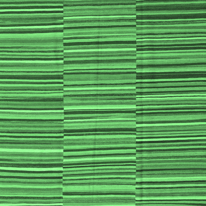 Machine Washable Southwestern Emerald Green Country Area Rugs, wshcon2728emgrn