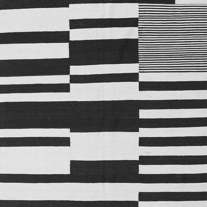 Serging Thickness of Machine Washable Abstract Gray Contemporary Rug, wshcon2729gry