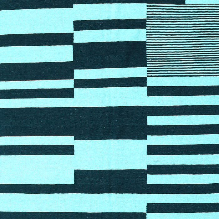 Abstract Light Blue Contemporary Rug, con2729lblu