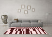 Contemporary Red Washable Rugs