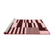 Contemporary Red Washable Rugs