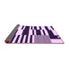 Sideview of Abstract Purple Contemporary Rug, con2729pur