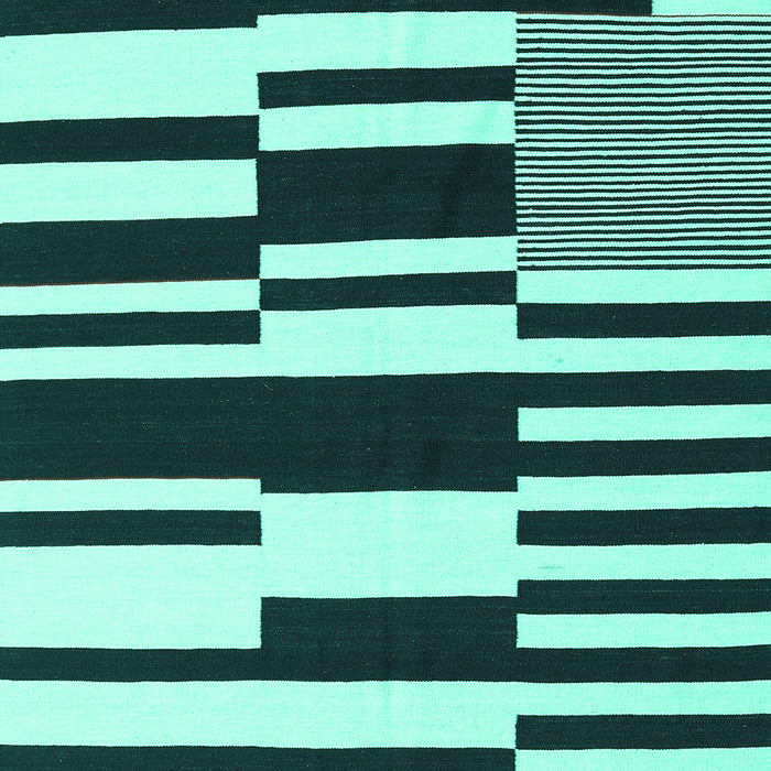 Abstract Turquoise Contemporary Rug, con2729turq