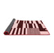 Abstract Red Contemporary Area Rugs