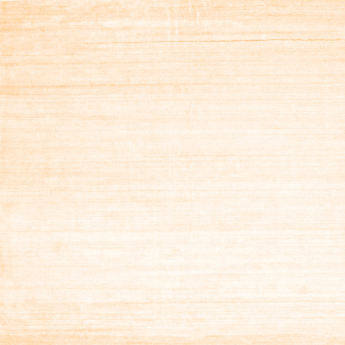 Round Machine Washable Solid Orange Modern Area Rugs, wshcon272org