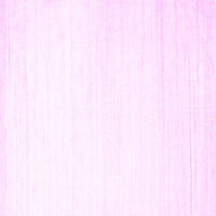 Square Machine Washable Solid Pink Modern Rug, wshcon272pnk