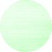 Round Solid Emerald Green Modern Rug, con272emgrn