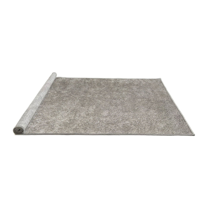 Serging Thickness of Machine Washable Contemporary Sage Green Rug, wshcon2730