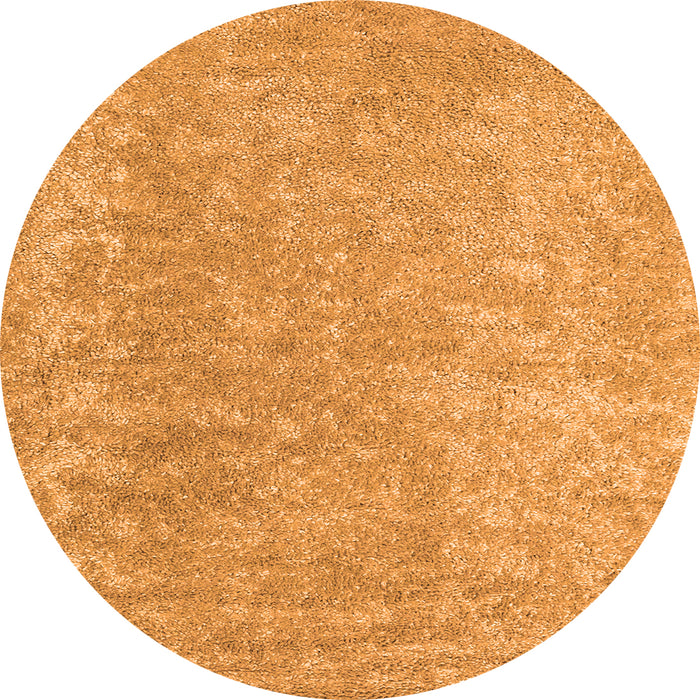 Square Abstract Orange Contemporary Rug, con2730org
