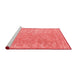 Contemporary Red Washable Rugs