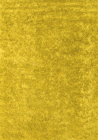 Abstract Yellow Contemporary Rug, con2730yw