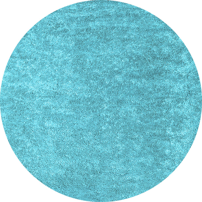 Round Machine Washable Abstract Light Blue Contemporary Rug, wshcon2730lblu