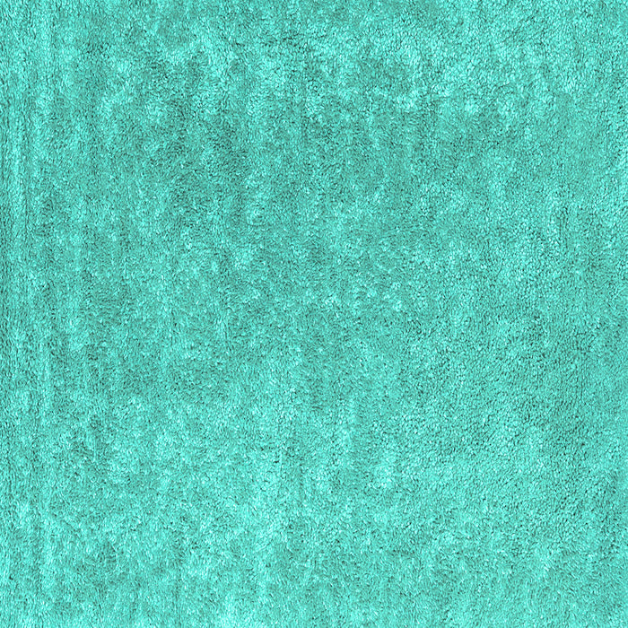 Square Abstract Turquoise Contemporary Rug, con2730turq