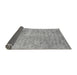 Thickness of Contemporary Cloud Gray Modern Rug, con2731