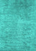 Abstract Turquoise Contemporary Rug, con2731turq