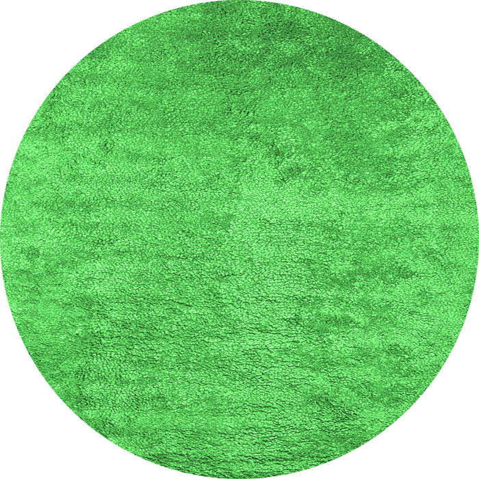 Square Abstract Green Contemporary Rug, con2731grn