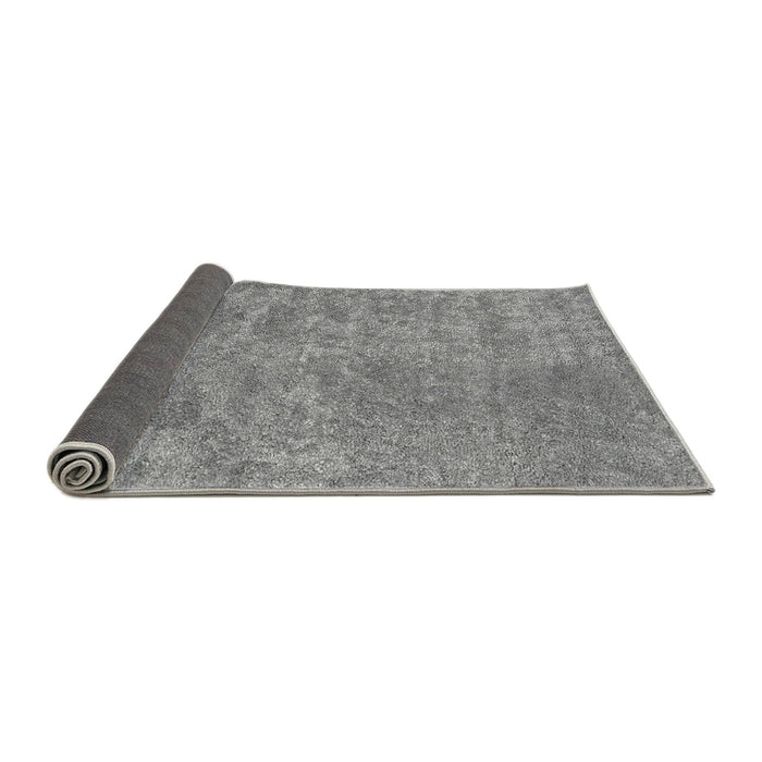 Thickness of Contemporary Gray Modern Rug, con2732