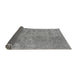 Thickness of Contemporary Gray Modern Rug, con2732