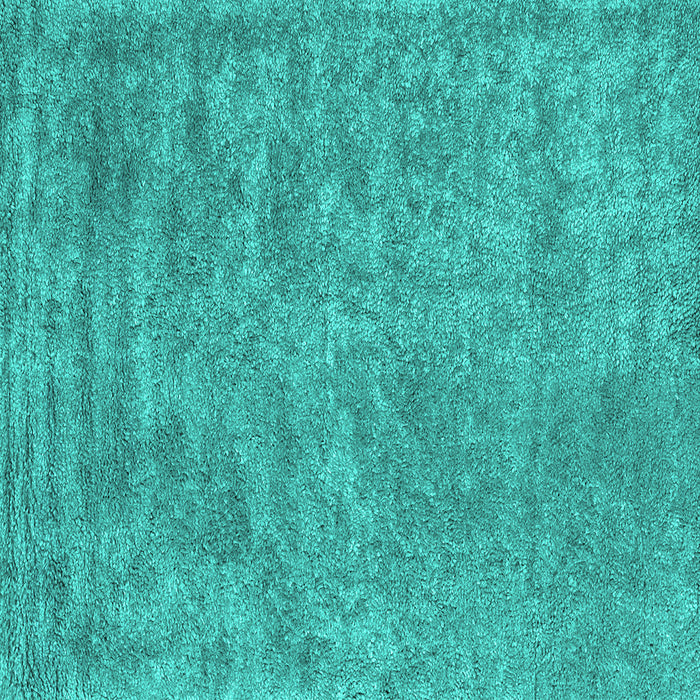 Square Abstract Turquoise Contemporary Rug, con2732turq