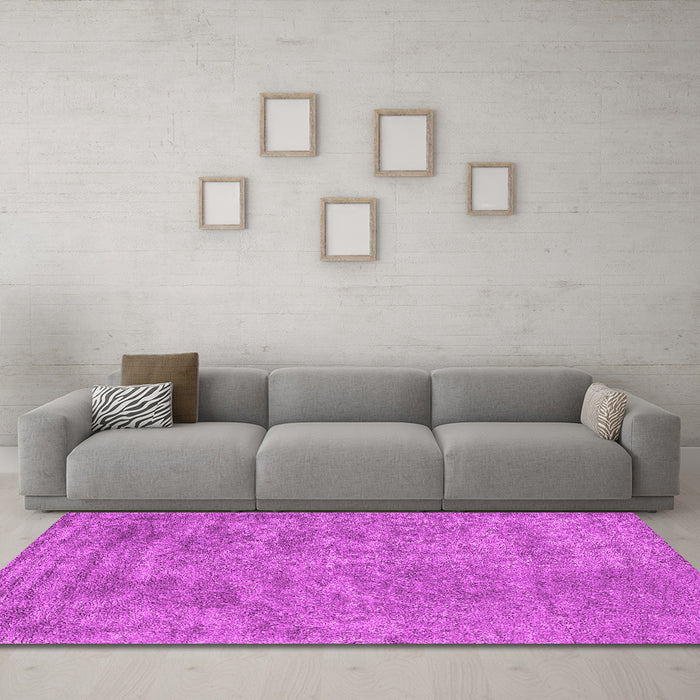 Machine Washable Abstract Pink Contemporary Rug in a Living Room, wshcon2732pnk