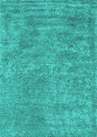 Abstract Turquoise Contemporary Rug, con2732turq