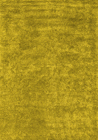 Abstract Yellow Contemporary Rug, con2732yw