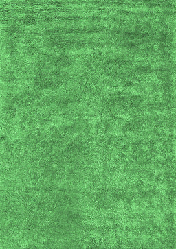 Abstract Emerald Green Contemporary Rug, con2732emgrn