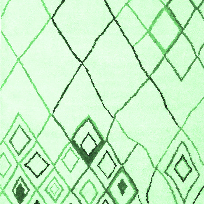 Machine Washable Solid Emerald Green Modern Area Rugs, wshcon2733emgrn